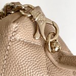 Chanel 25BLP Handle Box Bag Caviar Calfskin Black Gold Hardware