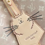 Louis Vuitton M25727 All In Large Tote with Meowgram Canvas and Cat-Shaped Key Pouch