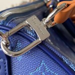 Louis Vuitton M26864 Blue Heritage Keepall 50 Men’s Bag, 2026 Early Spring Collection