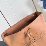 Louis Vuitton Fastline Backpack in Brown Waxed Calfskin with LV Letter Embossing