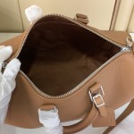 Louis Vuitton Keepall Bandoulière M25980 and M26065 Waxed Cowhide Leather with LV Embossing