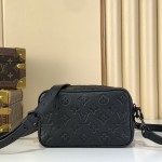 Louis Vuitton Trocadéro Mini Handbag M26737 in Monogram Eclipse coated canvas with leather trim and dark metallic hardware