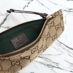 Gucci 865452 Apricot Black Leather Tote Bag