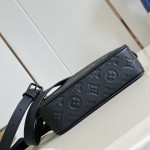 Louis Vuitton Trocadéro Mini Monogram Shadow Leather Bag M26737 Black