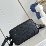 Louis Vuitton Trocadéro Mini Monogram Shadow Leather Bag M26737 Black