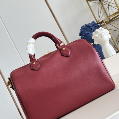 Louis Vuitton - Speedy Soft 30 M25766 Travels With Grace Coddington Series Leather with Cat-Shaped Keychain