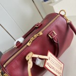 Louis Vuitton Speedy Soft 30, M25766, Travels With Grace Coddington Series, Leather, Cat-Shaped Keychain