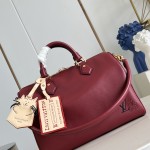 Louis Vuitton Speedy Soft 30, M25766, Travels With Grace Coddington Series, Leather, Cat-Shaped Keychain