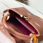 Louis Vuitton Capucines Mini Handbag from LV Travels With Series featuring Grace Coddington's Cat Illustration