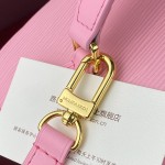 Louis Vuitton Nice Nano Cosmetic Bag in Epi Leather with Double Zip and Washable Fabric Lining