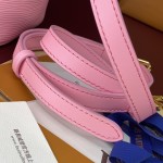 Louis Vuitton Nice Nano Cosmetic Bag in Epi Leather with Double Zip and Washable Fabric Lining
