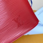 Louis Vuitton Nice Nano Cosmetic Bag in Epi Leather with Double Zip and Washable Fabric Lining