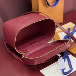 Louis Vuitton Nice Nano Cosmetic Bag in Epi Leather with Double Zip and Washable Fabric Lining