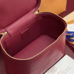 Louis Vuitton Nice Nano Cosmetic Bag in Epi Leather with Double Zip and Washable Fabric Lining