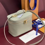Louis Vuitton Nice Nano Cosmetic Bag in Epi Leather with Double Zip and Washable Fabric Lining