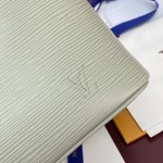 Louis Vuitton Nice Nano Cosmetic Bag in Epi Leather with Double Zip and Washable Fabric Lining