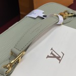 Louis Vuitton Nice Nano Cosmetic Bag in Epi Leather with Double Zip and Washable Fabric Lining