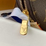 Louis Vuitton Pochette Cosmétique Small Cosmetic Bag in Monogram Yh Canvas with Flat Bottom Design