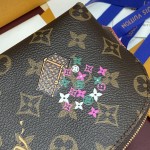 Louis Vuitton Pochette Cosmétique Small Cosmetic Bag in Monogram Yh Canvas with Flat Bottom Design