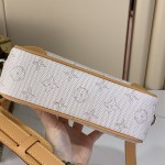 Louis Vuitton Boarding Messenger Bag M27155 in Waxed Cowhide Leather with Adjustable Shoulder Strap