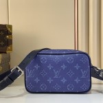 Louis Vuitton Trocadéro Mini Handbag in Monogram Eclipse with Cowhide Leather Trims
