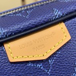 Louis Vuitton Trocadéro Mini Handbag in Monogram Eclipse with Cowhide Leather Trims