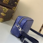 Louis Vuitton Trocadéro Mini Handbag in Monogram Eclipse with Cowhide Leather Trims