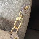 Louis Vuitton Neverfull Inside Out Medium Bag M25664 in Canvas and Leather with Cowhide Leather Trims and Elegant Metallic Hardware