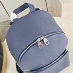Louis Vuitton Discovery Work Backpack M26022 in Waxed Cowhide Leather with Padded Laptop Compartment and LV Logo