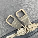 Louis Vuitton Discovery Work Backpack M26022 in Waxed Cowhide Leather with Padded Laptop Compartment and LV Logo