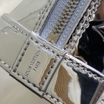 Louis Vuitton Alma BB Bag Gold Mirror Silver Patent Leather