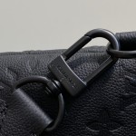 Louis Vuitton Duo Slingbag Black Monogram Shadow Leather