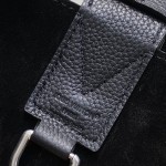 Louis Vuitton Verso Hobo Bag Black LV Touch Leather