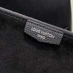 Louis Vuitton Verso Hobo Bag Black LV Touch Leather