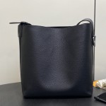 Louis Vuitton Verso Hobo Bag Black LV Touch Leather