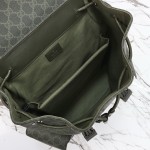 Gucci 792080 green original leather backpack