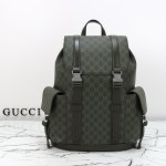 Gucci 792080 green original leather backpack