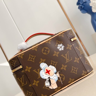 Louis Vuitton - M26647 Nice Mini Cosmetic Bag Monogram Canvas with Vivienne Winter Print