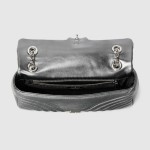 Gucci Silver and Black-Silver Leather Shoulder Bag – Models 837280 / 854863