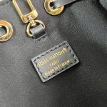 Louis Vuitton M26216 Black & M26530 Pink Coussin Bucket Bag Front View