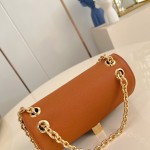 Louis Vuitton Saint Germain BB Handbag with Monogram Canvas and Gold Chain