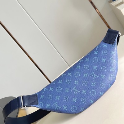 Louis Vuitton - Rush Waist Bag M27152 Monogram Heritage Canvas (White/Blue)