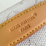 Louis Vuitton Rush Waist Bag M27152 Monogram Heritage White Blue