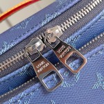 Louis Vuitton Rush Waist Bag M27152 Monogram Heritage White Blue