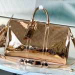 Louis Vuitton Keepall Bandoulière 45 M26463 Rose Gold / M26766 travel bag