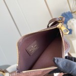 Louis Vuitton LV Ski CarryAll Small Handbag - Chocolate Suede Calf Leather