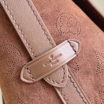 Louis Vuitton LV Ski CarryAll Small Handbag - Chocolate Suede Calf Leather