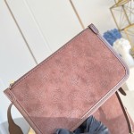 Louis Vuitton LV Ski CarryAll Small Handbag - Chocolate Suede Calf Leather