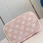 Louis Vuitton Nice Mini Cosmetic Pouch in Meowgram Canvas with Cat-shaped Zipper Pull