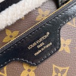 Louis Vuitton Neverfull Bandoulière Inside Out BB Handbag - Monogram Canvas with Wool Leather
